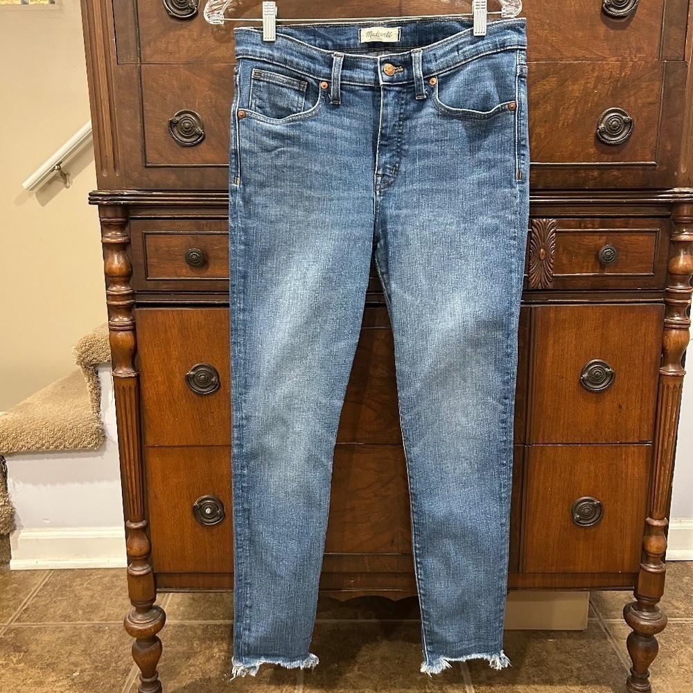 Madewell 9" High Rise Skinny Crop Jeans Women's Size 29